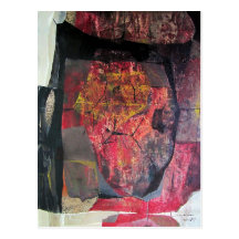 Abstract Landscape of Potosi Bolivia 21.6x34 Postcards