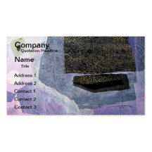 Abstract Landscape of Potosi Bolivia 22x23.9 Business Card Template