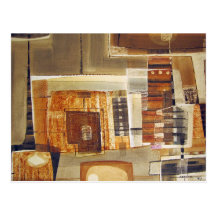 Abstract Landscape of Potosi Bolivia 25.75 x 22 Post Card