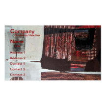 Abstract Landscape of Potosi Bolivia 30.3x22.3 Business Card Template