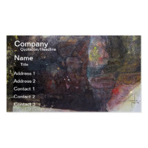 Abstract Landscape of Potosi Bolivia 30.3x23.6 Business Card Templates