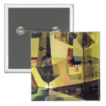 Abstract Landscape of Potosi Bolivia 30x22.6 Pinback Button