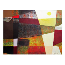Abstract Landscape of Potosi Bolivia 33x22.6 Post Card