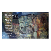 Abstract Landscape of Potosi Bolivia Business Card Template