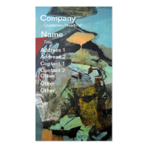 Abstract Landscape of Potosi Bolivia Business Card