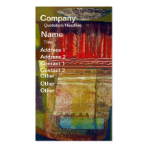 Abstract Landscape Potosi 16.6x22.75 Business Card Templates