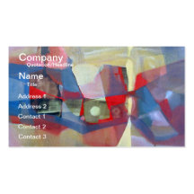 Abstract Landscape Potosi 23.75x18.25 Business Cards