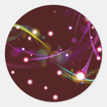 Abstract Light Swirls Sticker