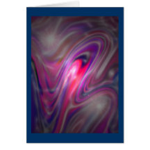 Abstract Lighted Design Greeting Card