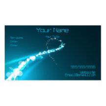 Abstract Lights and colours Business Card