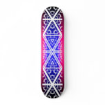 Abstract Lines: Custom Skateboard