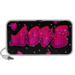 abstract love pink speakers