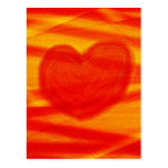 ABSTRACT LOVE POST CARD