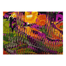 Abstract Magic garden Announcement
