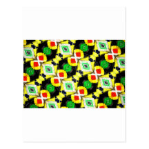 Abstract Markers Postcard