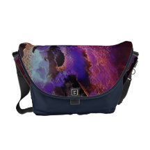 Abstract Midnight Storm Commuter Bag