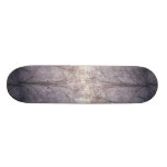 Abstract Mist-enshrouded forest Skate Deck