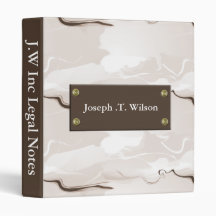 abstract mocha Business Binder