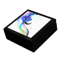Abstract Morning Glory Paint Splatters Gift Boxes