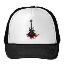Abstract music background hats