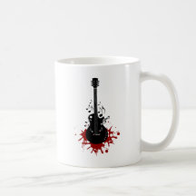 Abstract music background mug
