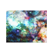 Abstract nebula canvas print