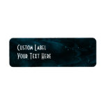 Abstract Nebula Texture - Blue Return Address Labels