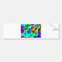 Abstract Negative Art Bumper Stickers