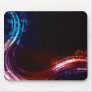 Abstract neon spectrum light effect mousepads