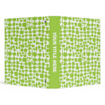 Abstract Network (1.0in) - Martian Green on White