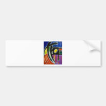 Abstract Oct 11-9 Bumper Stickers