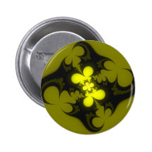 Abstract olive pinback buttons