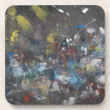 Abstract on Grey Coasters