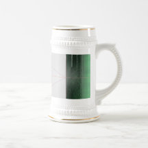 Abstract Orange lines Coffee Mugs