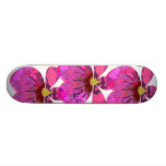 Abstract Orchid Skateboard