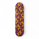 Abstract Organized colour confusion Custom Skate Board