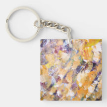 Abstract Pains Acrylic Key Chain