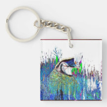 Abstract Pains Acrylic Keychains