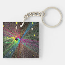 Abstract Pains Acrylic Keychains