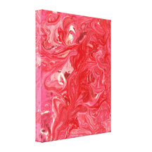 Abstract - Paint - My ice cream melted Canvas Print
