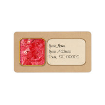 Abstract - Paint - My ice cream melted Personalized Address Label