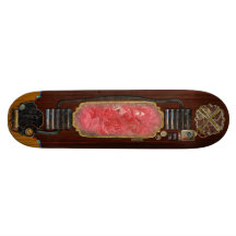 Abstract - Paint - My ice cream melted Skate Board
