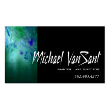 "Abstract" Painter, Graphic Artist, Art Director Business Cards