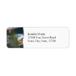 Abstract Painting 50 November Rain Return Address Label