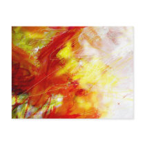 Abstract Painting Art Postcards