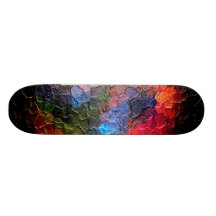 Abstract Painting | Dynamic Colours 2 Skate Board