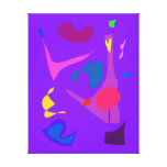 Abstract Painting Happiness Good Luck Joy 108 Stretched Canvas Print