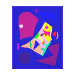 Abstract Painting Happiness Good Luck Joy (24) Stretched Canvas Prints
