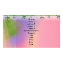 Abstract Pastels Business Card