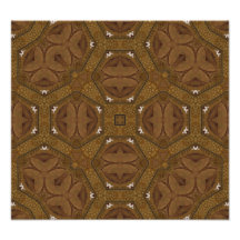 Abstract Pattern Brown Photo Art